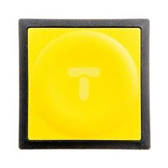 Napęd przycisku 30x30mm kwadrat żółty z samopowrotem ZB5CA5