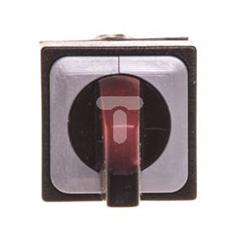 Napęd przełącznika 2 położeniowy czerwony z podświetleniem bez samopowrotu Q18LWK1R-RT 040351