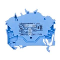 Złączka szynowa 3-przewodowa 2,5mm2 niebieska 2002-6304 TOPJOBS 