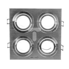 Oprawa punktowa 4x50W GX5,3 IIIkl. 12V IP20 SEIDY CT-DTL450-AL aluminium 18286