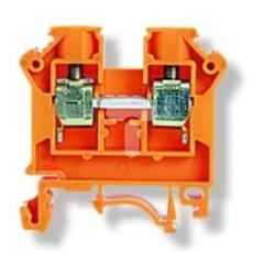 Złączka szynowa 2-przewodowa 10mm2 pomarańczowa NOWA ZSG1-10.0Np 11521318