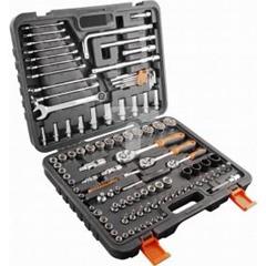 Klucze nasadowe 1/4 cala, 3/8 cala, 1/2 cala CrV zestaw 120szt. 08-667