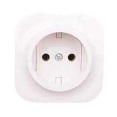 FORIX Gniazdo pojedyncze b/u 16A IP20 kremowe 782440