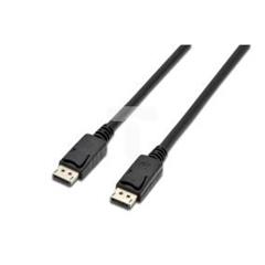 Kabel połączeniowy DisplayPort 1.2 Typ DP/DP, M/M czarny 10m AK-340100-100-S