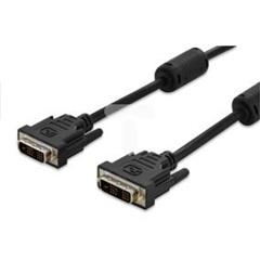 Kabel połączeniowy DVI-D Single Link Typ DVI-D(18+1)/DVI-D(18+1), M/M czarny 2m AK-320100-020-S
