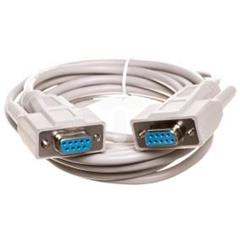 Kabel połączeniowy RS232 1:1 Typ DSUB9/DSUB9, Ż/Ż beżowy 3m AK-610106-030-E