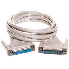Kabel przedłużający LPT 1:1 Typ DSUB25/DSUB25, M/Ż beżowy 2m AK-610201-020-E