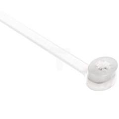 Opaska kablowa 100x2,5 biała 2-LOCK zęby stalowe /100szt./