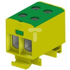 Złączka szynowa wewnętrznie zwarta 2-przewodowa AL/CU 1,5-50mm2 żółto-zielona T022050.YG 89732009