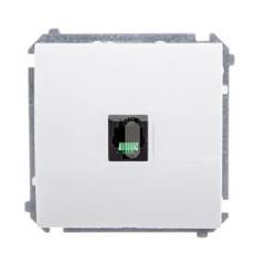 Simon Classic Gniazdo telefoniczne pojedyncze RJ11 białe MTU.01/11 WMCT-0110xx-1013