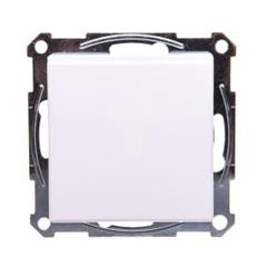 Merten System M Gniazdo pojedyncze z/u 16A IP20 z ochroną styków i klapką białe MTN2510-0325