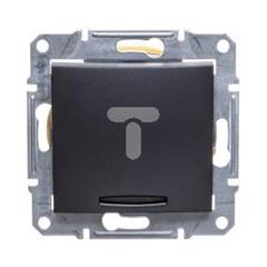 SEDNA Łącznik krzyżowy 10AX z podświetleniem LED grafitowy IP20 SDN0501170