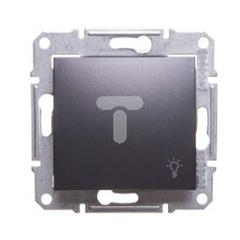 SEDNA Przycisk „światło” IP44 grafitowy SDN0900370