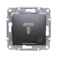 SEDNA Przycisk „dzwonek” z podświetleniem grafitowy SDN1600470