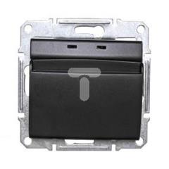 SEDNA Łącznik hotelowy 10A 250V IP20 grafitowy SDN1900170