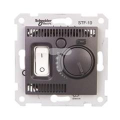 SEDNA Regulator temperatury podłogowy grafitowy SDN6000370