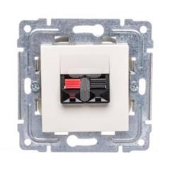 DANTE Gniazdo głośnikowe pojedyncze stereofoniczne kremowe 450372