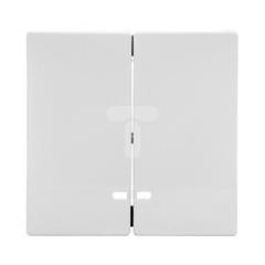 Merten System M Klawisz świecznikowy z podświetleniem biały MTN3420-0325