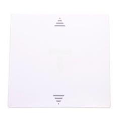 Merten System M Klawisz pojedynczy łącznika żaluzjowego z z symbolem „strzałka” biel polarna MTN587719