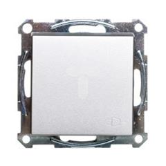 Merten System M Gniazdo pojedyncze Schuko 16A IP20 z klapką aluminium MTN2311-0460