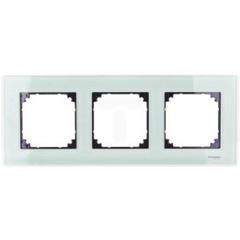 Merten System M Ramka potrójna szklana szmaragdoway MTN404304