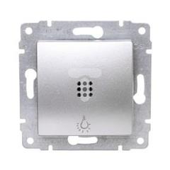 VENA Przycisk /światło/ podświetlany aluminium 524013