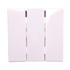 Merten System M Klawisz potrójny do łącznika biel polarna MTN312619