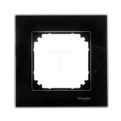 Merten System M Ramka pojedyncza szklana rubinowa MTN4010-3206