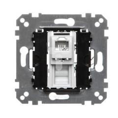 Merten System M Gniazdo telefoniczne pojedyncze RJ12 (4styki) mechanizm MTN463501