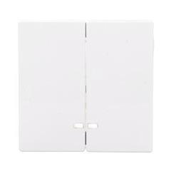 Merten System M Klawisz świecznikowy z podświetleniem biel polarna MTN3420-0319