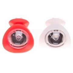 Zestaw lampek rowerowych LED 2xCR2032 (w zestawie) biały czarny L-ZL1-1L