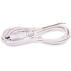 Przewód przyłączeniowy 3m biały 2x0,75mm2 H03VVH2-F z wtyczką płaską 2401730132 S15273