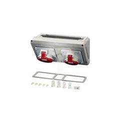 Panel przyłączeniowy Mi 300x150x170mm z gniazdami IP44 1x16A 5-bieg./400V 1x32A 5-bieg./400V MI CB 12 20001084