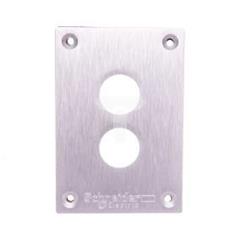 Płyta czołowa do montażu podtynkowego 2-otwory 22mm XAPE302