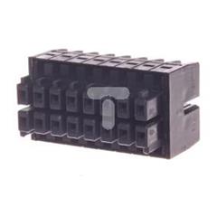 Gniazdo MCS-MINI Classic 16-biegunowe czarne raster 3,5 mm 713-1108 