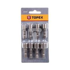 Nasadki wkrętakowe 1/4 cala 5-13mm stal CrV (zestaw 8 szt.) 39D387