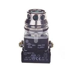 Przycisk sterowniczy 30mm zielony 1Z 1R z samopowrotem z podświetleniem W0-NEF30-KL XY Z