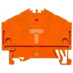 Złączka szynowa 4-przewodowa 2,5mm2 pomarańczowa 280-946 