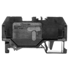 Złączka szynowa 2-przewodowa 4mm2 czarna 281-905 