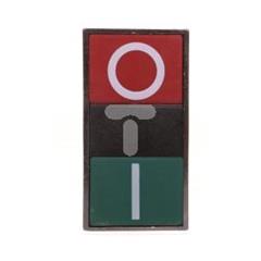 Napęd przycisku podwójny zielony/czerwony /O-I/ z samopowrotem 8LM2TB7123