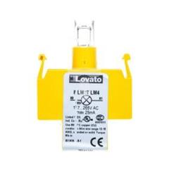 Oprawka z LED czerwona 187-265V AC 8LM2TLM4