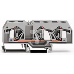 Złączka szynowa 3-przewodowa 16mm2 niebieska 283-674