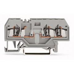 Złączka szynowa 3-przewodowa 2,5mm2 szara 280-610 