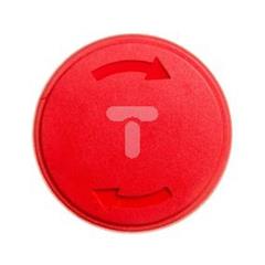 Napęd przycisku bezpieczeństwa czerwony przez obrót bez podświetlenia LPCB6634