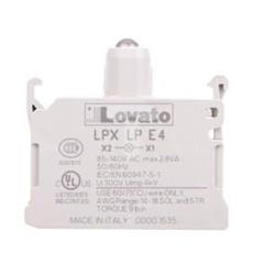 Oprawka z LED czerwona 85-140V AC LPXLPE4