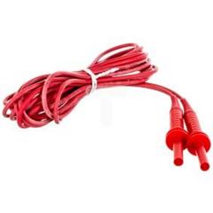 Przewód pomiarowy 5m czerwony 5kV /wtyki bananowe/ WAPRZ005REBB5K