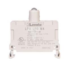 Oprawka z LED czerwona 185-265V AC LPXLPBM4