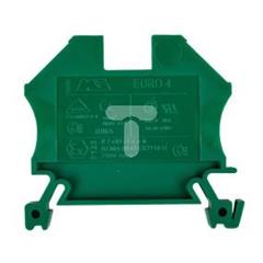Złączka szynowa gwintowa ZSG ( ZUG ) 4,0mm2 zielony 43409GR
