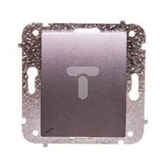 Catrin Łącznik schodowy pojedynczy 10A IP20 bez ramki grafit metalizowany 2112-18