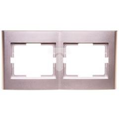 Catrin Ramka podwójna pionowa srebrna 2176-06